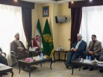 دیدار رئیس شورای فرهنگی شرکت فرودگاه‌ها و ناوبری هوایی ایران، با تولیت آستان مقدس