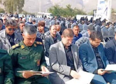 مراسم بزرگداشت تکنسین شهید اورژانس زیباشهر شیراز
