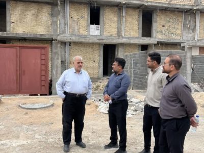 بازدید مدیرکل بنیاد مسکن فارس از طرح های شهرستان اوز