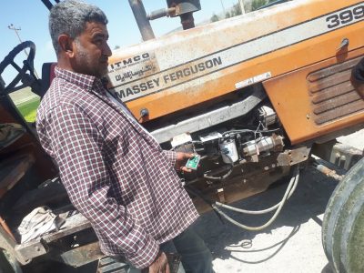 اجرای مرحله نهم نصب سیستم پایش هوشمند سوخت (GPS) روی تراکتورهای بخش کشاورزی شهرستان جهرم