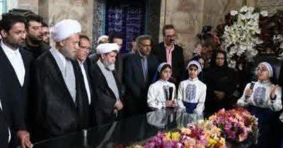 مراسم گلباران آرامگاه شیخ اجل سعدی شیرازی