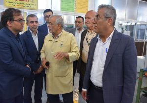 بازدید میدانی مدیرکل صمت فارس از یک واحد دانش‌بنیان در شهرک صنعتی بزرگ شیراز