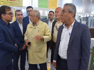 بازدید میدانی مدیرکل صمت فارس از یک واحد دانش‌بنیان در شهرک صنعتی بزرگ شیراز