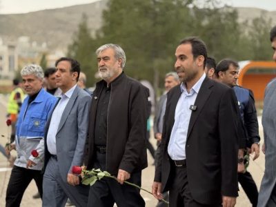 قدردانی رئیس کمیسیون امنیت ملی و سیاست خارجی مجلس شورای اسلامی از تلاش‌های نوآورانه و خدمات ستاد اسکان میهمانان نوروزی ورودی شمالی شیراز در کمپ زیباشهر