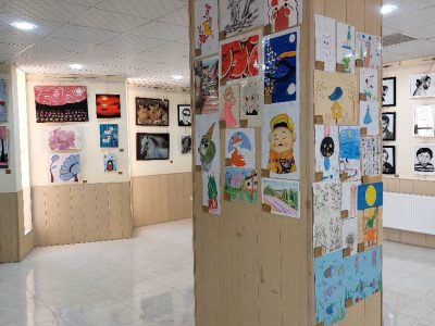 برپایی نمایشگاه نقاشی وستا در آباده