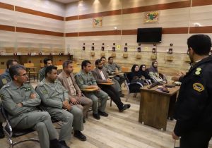 مدیرکل حفاظت محیط زیست فارس در دوره تیراندازی و آشنایی با سلاح و مهمات شرکت کرد