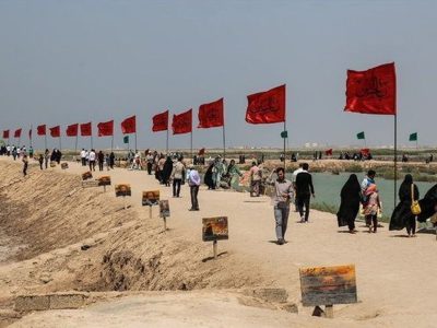 بازدید بسیجیان سپیدان از مناطق عملیاتی جنوب کشور