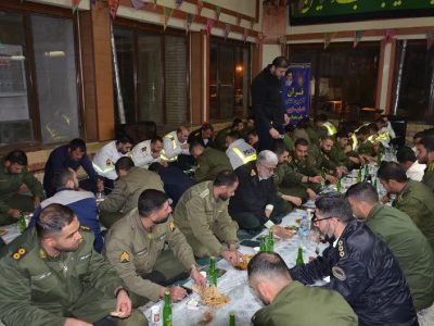 ضیافت افطاری سربازان وظیفه فرماندهی انتظامی استان فارس در شیراز