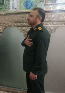 دیدار فرمانده سپاه ناحیه احمد بن موسی (ع) شیراز از خانواده شهید محسن جعفری