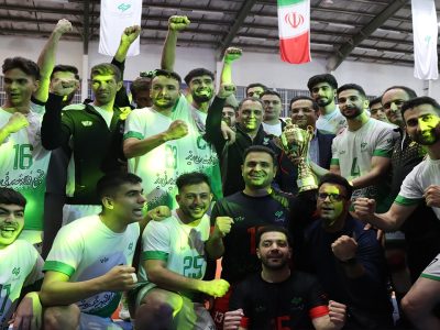 والیبال مجتمع فولاد غدیر نی‌ریز با اقتدار قهرمان لیگ دسته یک فارس شد