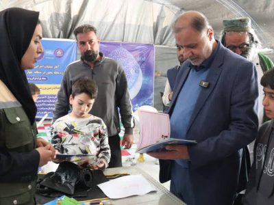 بازدید از کمپ های اسکان نوروزی زیبا شهر و باغ جنت