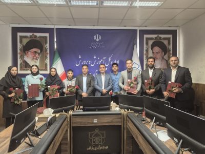 بدرقه دانش آموزان اعزامی به المپیک ژیمنازیاد ۲۰۲۵ صربستان