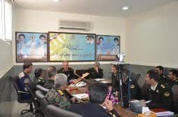 برگزاری جلسه قرارگاه نوروزی به ریاست معاون هماهنگ کننده پلیس فارس