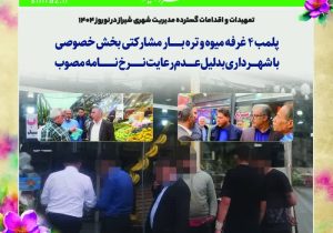 تمهیدات و اقدامات گسترده مدیریت شهری در نوروز ۱۴۰۴