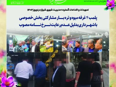 تمهیدات و اقدامات گسترده مدیریت شهری در نوروز ۱۴۰۴