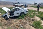 واژگونی خودروی سواری در جاده شیراز – جهرم با ۲ مصدوم