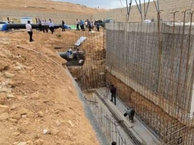 ساخت ایستگاه پمپاژ آب صدرا در حال انجام است