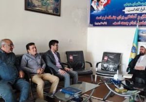 دیدار رئیس منابع آب و امام جمعه ارسنجان
