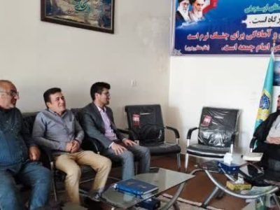 دیدار رئیس منابع آب و امام جمعه ارسنجان
