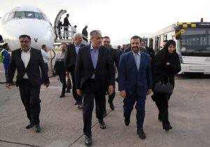 رئیس سازمان انرژی اتمی کشور وارد شیراز شد
