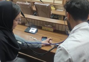 ایستگاه غربالگری و آموزش سلامت بیمارستان نمازی در اداره کل بهزیستی فارس