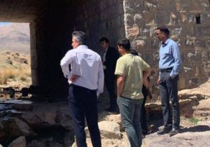 اجرای طرح تعمیرات ابنیه فنی در جاده‌های بوانات