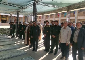 میثاق کارکنان سپاه ناحیه بقیه الله(عج) شیراز با حضرت شاهچراغ(ع)