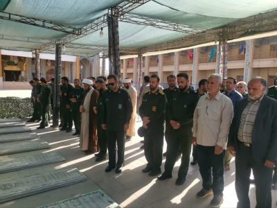 میثاق کارکنان سپاه ناحیه بقیه الله(عج) شیراز با حضرت شاهچراغ(ع)