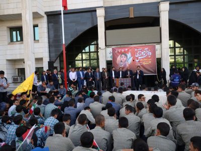 شرکت مدیرکل آموزش و پرورش فارس در تجمع دانش آموزان شیرازی در حمایت از کودکان غزه و محکومیت جنایات رژیم اسرائیل