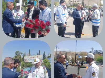 بازدید مدیر کل مهندسی و ایمنی ترافیک شهرداری شیراز از تقاطع های پرتردد