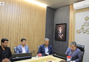 دیدار چهره به چهره معاون توسعه مدیریت و منابع با کارکنان فرمانداری و بخشداری های شهرستان خرم بید
