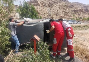 عابر پیاده پس از برخورد با خودرو پژو، جان باخت