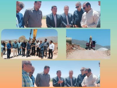 آغاز عملیات اجرای خط انتقال طرح فاضلاب نهضت مسکن ملی در سپیدان