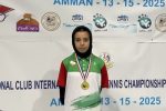 بازیکن پاراتنیس شیرازی طلایی شد