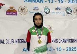 بازیکن پاراتنیس شیرازی طلایی شد