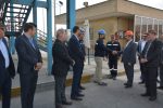 حضور استاندار فارس در انبار نفت شهید تندگویان شیراز
