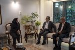 حضور وزیر علوم در منزل پروفسور افسانه صفوی و ناصر ایران پور