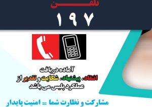 ارتباط مستقیم فرمانده انتظامی استان فارس با شهروندان مرکز اطلاع رسانی پلیس فارس