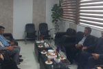 بازدید شیبانی رئیس اتاق اصناف استان از دفتر اتاق اصناف شهرستان سرجهان