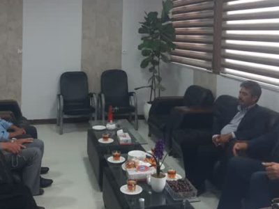 بازدید شیبانی رئیس اتاق اصناف استان از دفتر اتاق اصناف شهرستان سرجهان