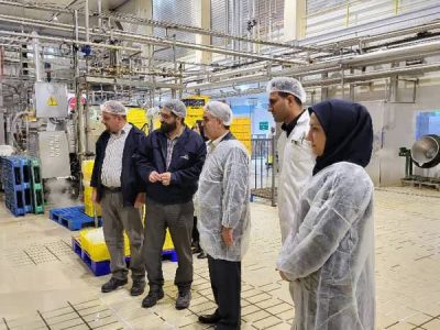 بازدید سر زده مدیرکل استاندارد فارس از واحد تولیدی رامک