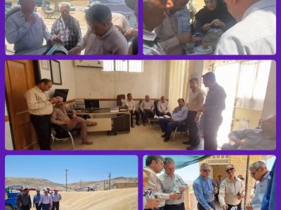 بازدید ازمراکز خرید گندم دادین،جره،فامور