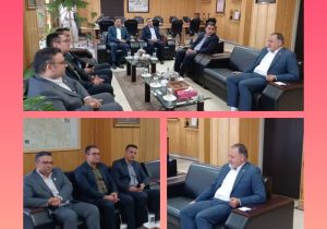 دیدار مدیرکل انتقال خون استان فارس با مدیرکل بانک سپه منطقه فارس