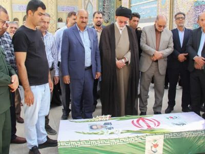 تشییع پیکر مطهر جانباز ۷۰ درصد محسن رزمجویی در شیراز