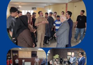 بازدید صمیمی مدیر عامل مجمع خیرین شهرساز و فرهنگ ساز شیراز به همراه صلواتی مدیر خانه جوان از موسسه های فرهنگی وهنری وابسته به خانه جوان