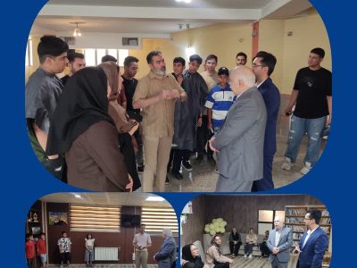 بازدید صمیمی مدیر عامل مجمع خیرین شهرساز و فرهنگ ساز شیراز به همراه صلواتی مدیر خانه جوان از موسسه های فرهنگی وهنری وابسته به خانه جوان