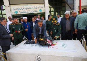 حضور فرمانده و معاونان سپاه فجر فارس در محل اداره کل آموزش و پرورش استان