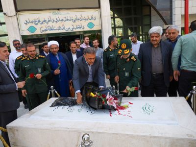 حضور فرمانده و معاونان سپاه فجر فارس در محل اداره کل آموزش و پرورش استان