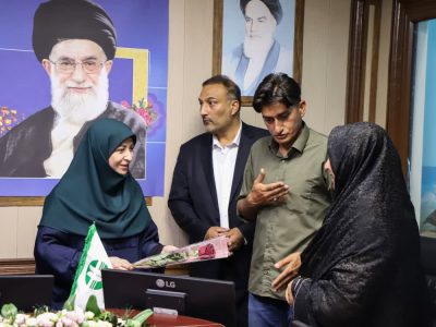 دیدار با خانواده شهدای محیط زیست فارس