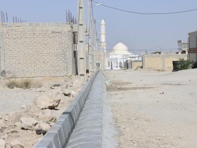 بهسازی معابر روستای هرمود باغ لارستان